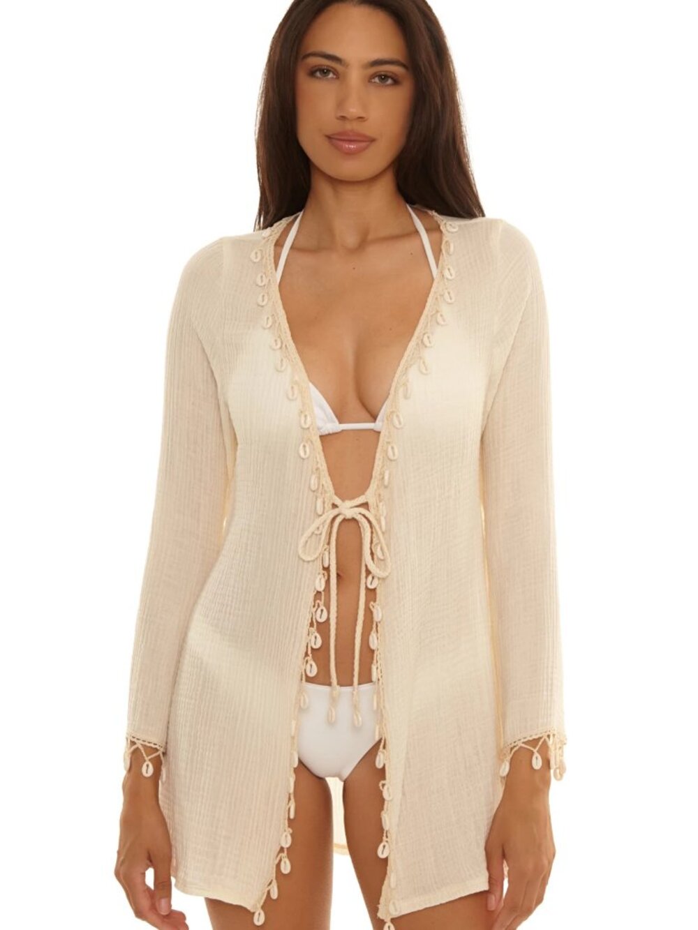 Becca Swim In The Net Tunic Coverup in size Medium